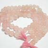 This listing is for the 1 strand of Rose Quartz Smooth Round in size of 8 mm approx,,Length: 14 inch